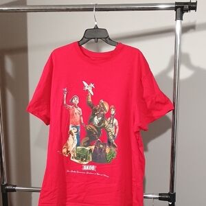Akoo Red Graphic T-Shirt